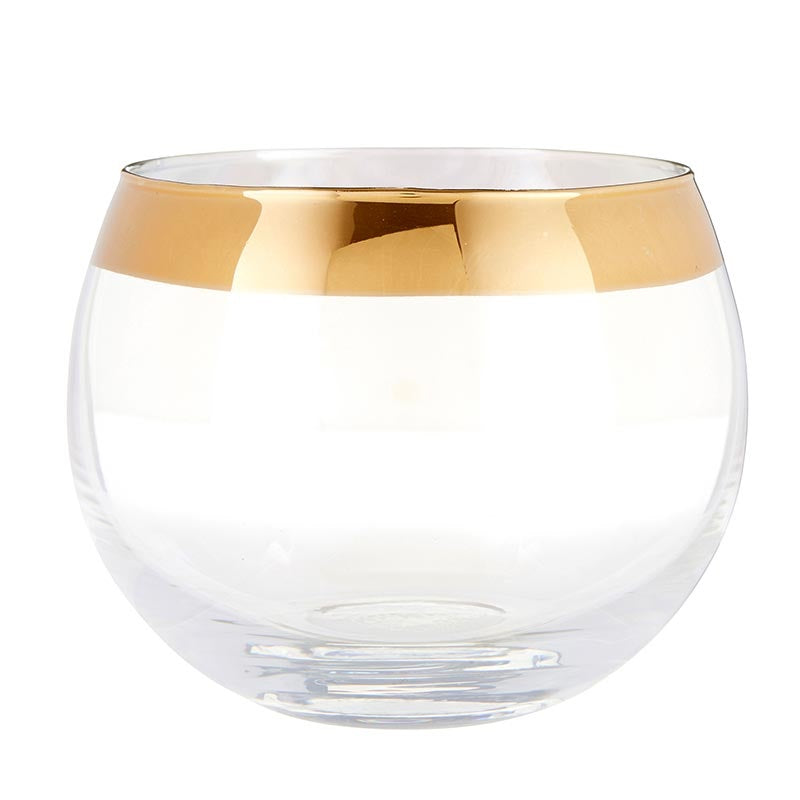 Gold Rim Iredescent Glass