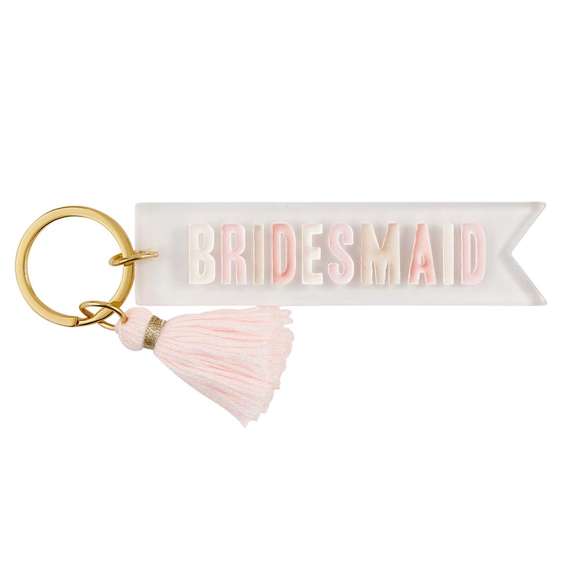 Bridesmaid Acrylic Key Chain