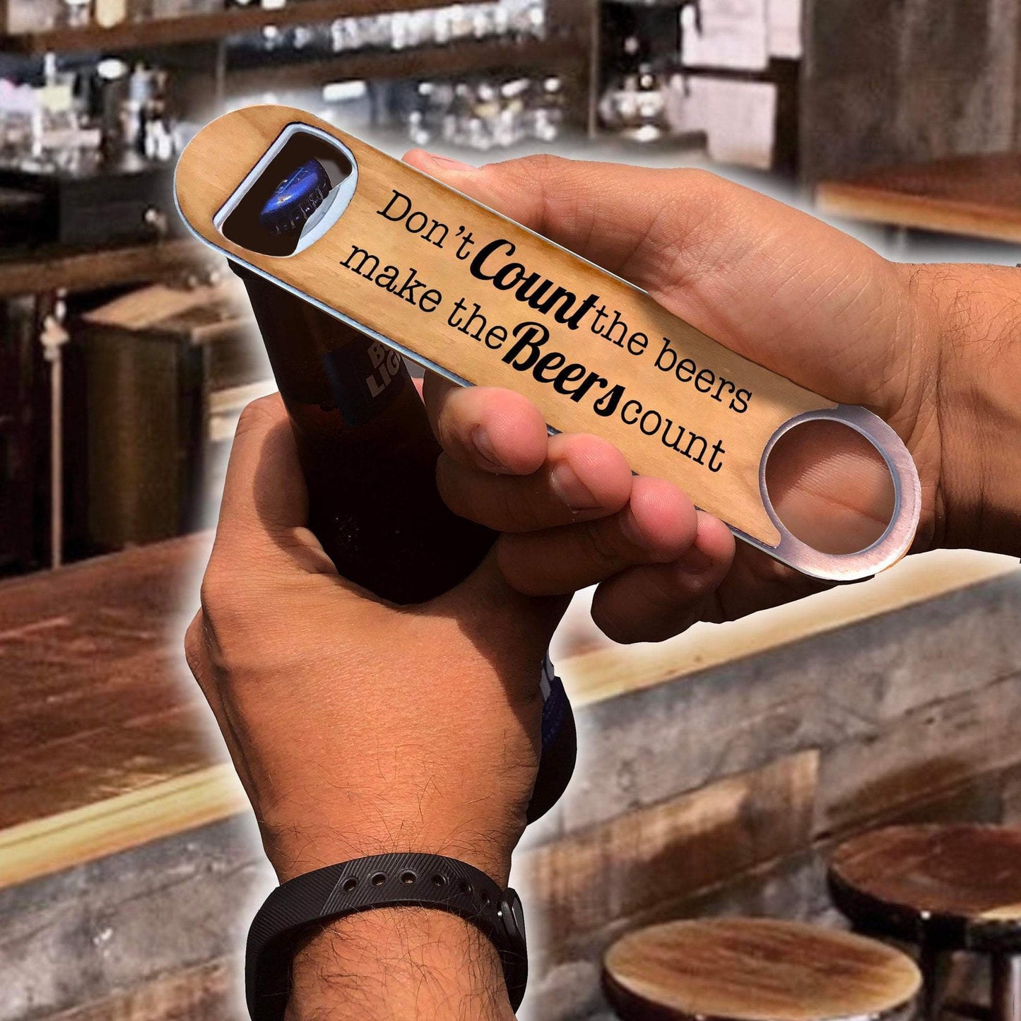 Make The Beers Count - Magnetic Bottle Opener