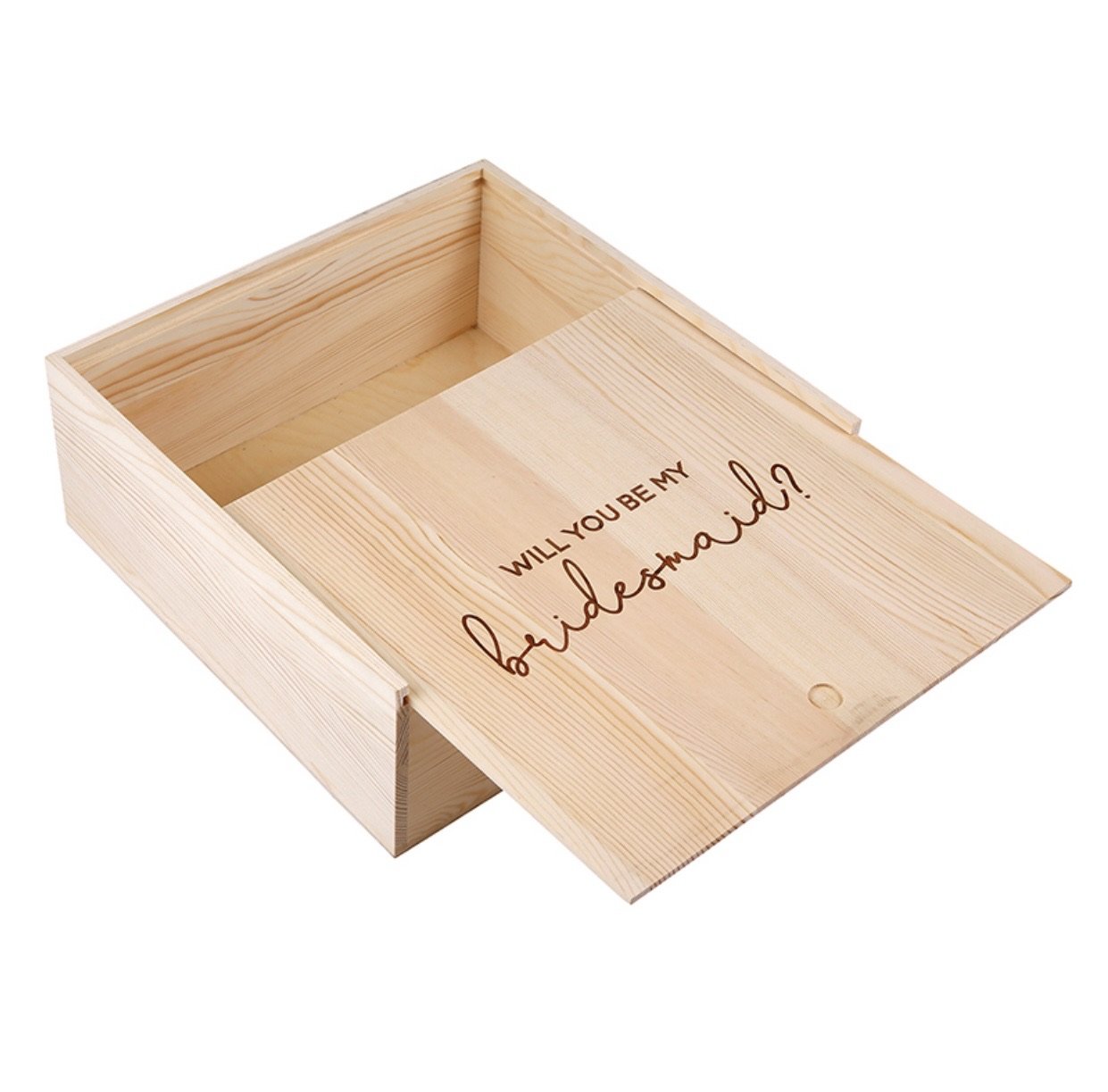 Bridesmaid Proposal Wooden Box