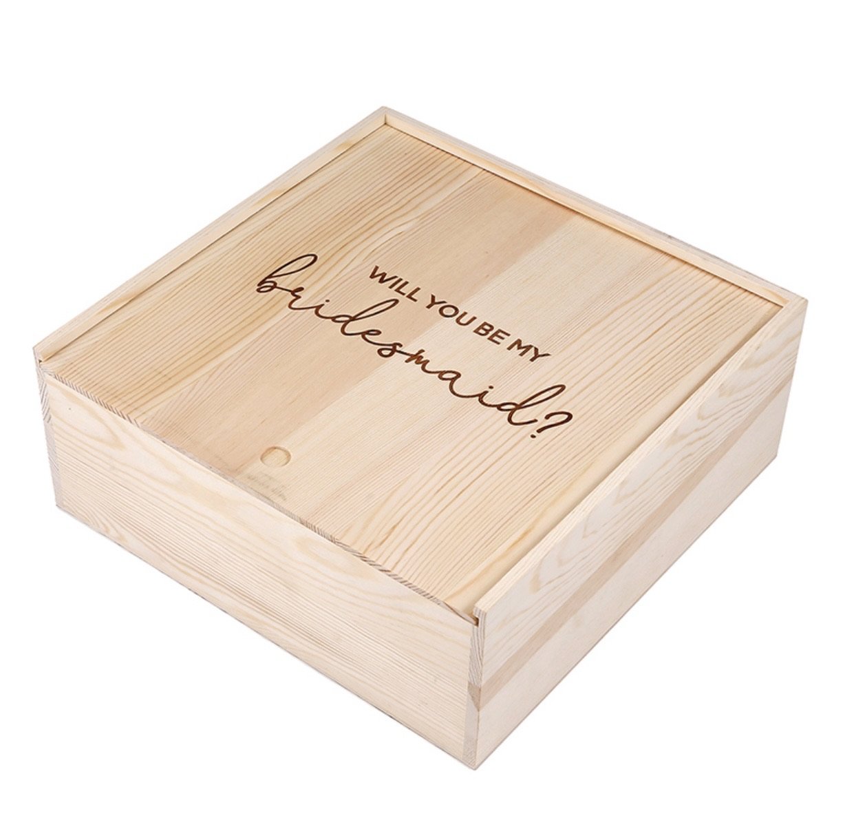 Bridesmaid Proposal Wooden Box