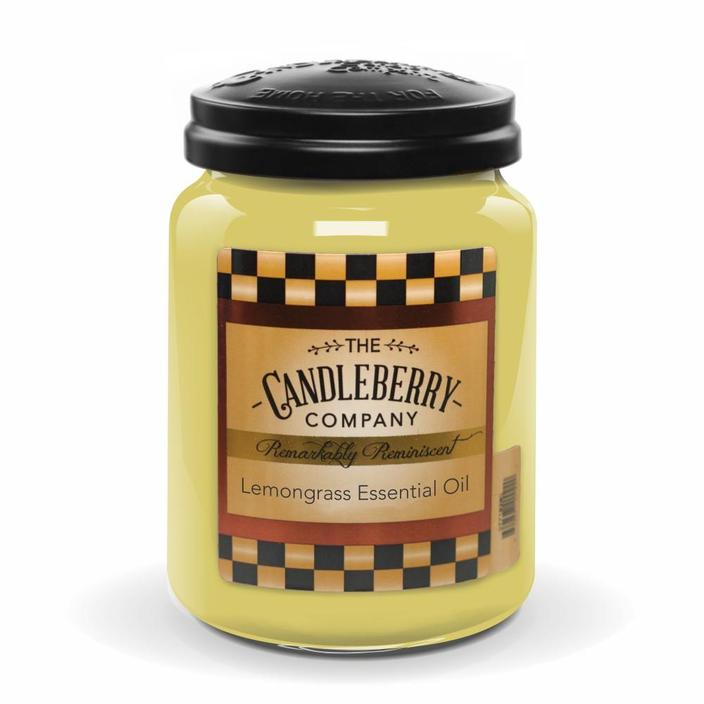 Lemongrass Essential Oil 26oz Jar Candle