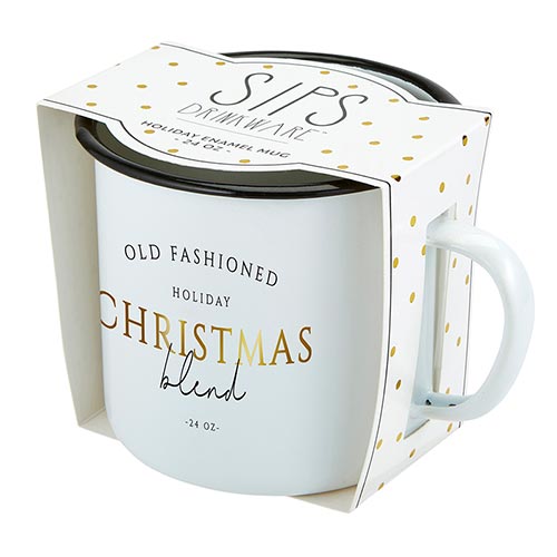 Christmas Blend Holiday Enamel Mug