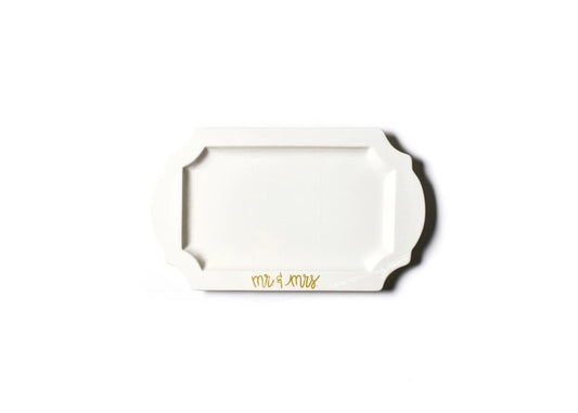 White Mr & Mrs Traditional Tray