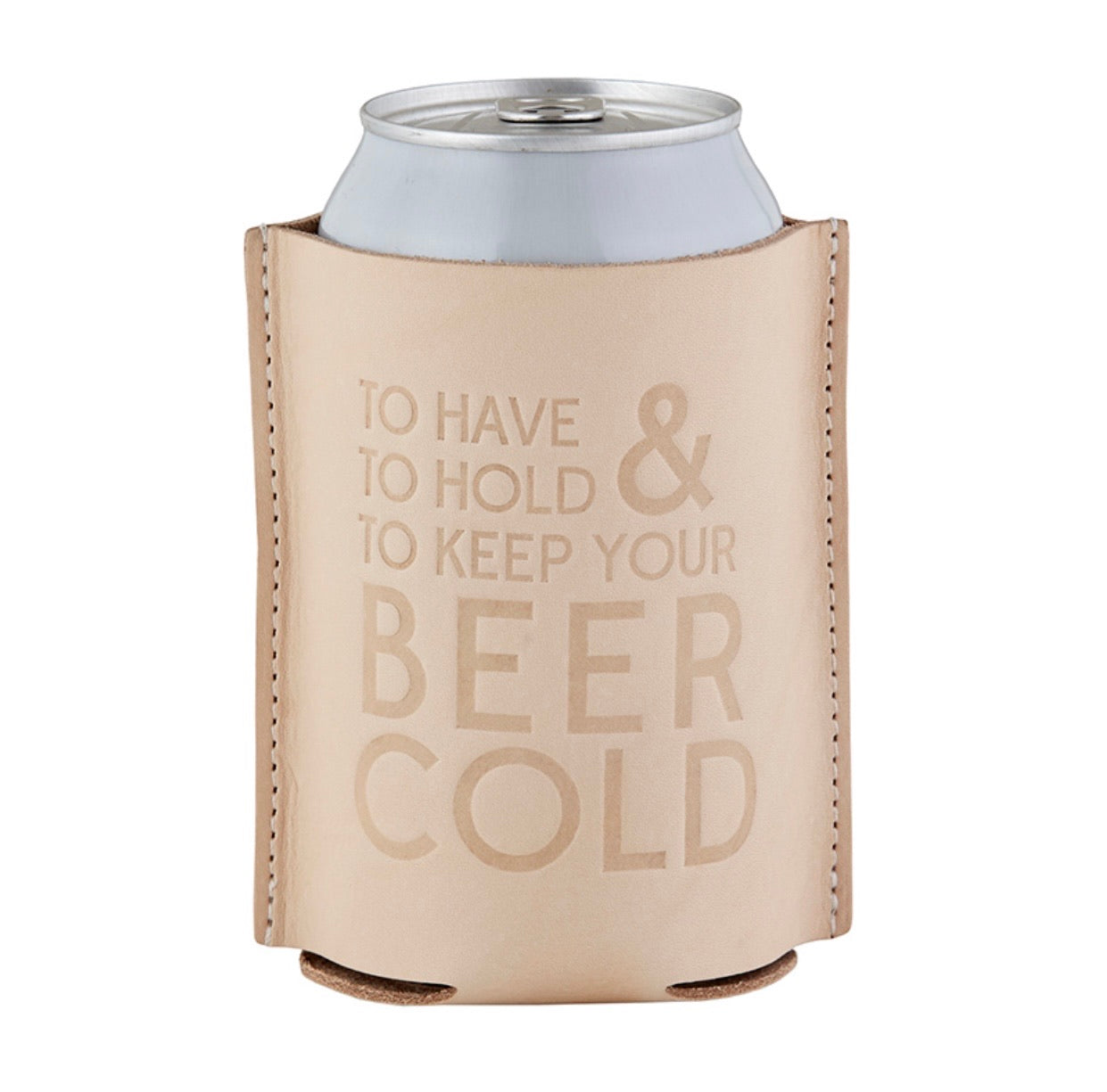 Leather Coozie - To Have & To Hold